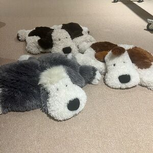 Jellycat dogs like new for sale individually $20 each or all 3 $50